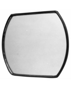 Peterson Mfg. Blind Spot Mirror; Pack Of 12; 4 Inch x 5-1/2 Inch Convex Glass Mirror; Aluminum Housing