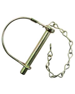 Never lose another coupler lock pin with the security chain that fastens to your coupler. 5/16" diameter with 2-1/2" usable length.

