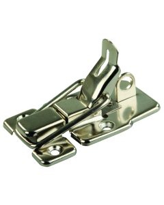 Entry Door Latch; Use On Cargo/ Light Entry Doors/ Engine Covers; Nickel Plated; Steel; With Mounting Screws; Single
