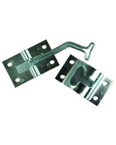 45 Deg TStyle Door Holder Zinc
