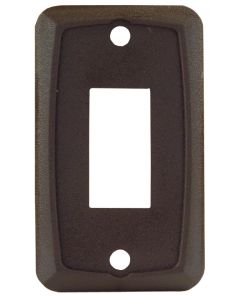 Single Face Plate - Brown, Pkg.