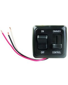 Dimmer On/Off, LED Approved, Black