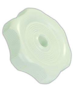 WINDOW KNOB w/ 1/2" SHAFT- WHT
