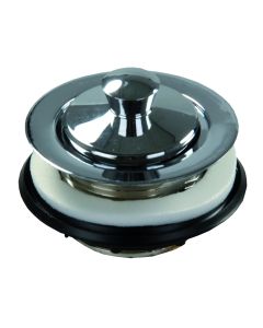 Sink Strainer; Fits Up To 2 Inch Drain Opening; Parchment; Plastic; With Stopper/ Foam Gasket/ Locknut; Single
