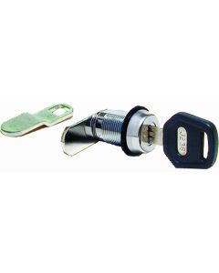 Lock Cylinder; Key Lock; 1-1/8 Inch Length; Universal Fit; For Deluxe Baggage Compartment Doors; With Flat And Offset Blades