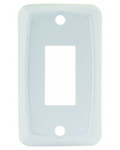 Single Face Plate - White, Pkg.
