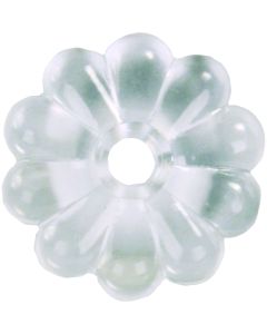 Clear Plastic Rosettes, 14/Pkg.