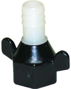 SHURflo, Fresh Water Hose End Fitting; 1/2 Inch-14 Male NPT Inlet; 3/4 Inch Barb Outlet; Adapter