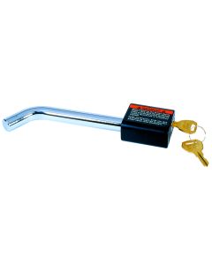 Trailer Hitch Pin; Bent Pin; 1/2 Inch Diameter; Use With Class II Hitch and Fifth Wheel Base Rails; Keyed Lock; With Dust Cover; Single
