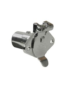 4-Way Connector Chrome Car End