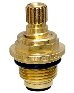 Compression Stems, Right & Left, Brass, Carded