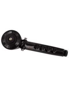 Shower Head; Hand-Held; Replacement For Phoenix Interior/ Exterior Shower; Single Function Spray Setting; Black; Plastic; With Blister Package
