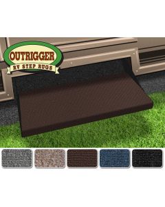 Outrigger RV Step Rug (23 Wide) - Chocolate Brown