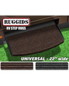 Entry Step Rug; 22 Inch Width; Universal Fit; Coffee Brown
