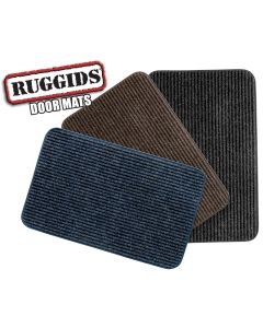 Door Mat; RUGGIDS ™; For Indoor Use; 19 Inch x 30 Inch; Sierra Brown; Olefin With Solid Rubber Backing
