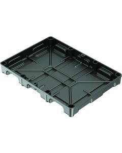 Battery Tray; For Use With Group 24 Batteries; Polypropylene Plastic; With Strap; External Mounting Holes; Black

