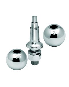 Interchangeable Hitch Ball, 1 Shank, 1-7/8 & 2 Balls, 8,000 Lbs. Rating