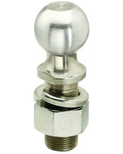 Trailer Hitch Ball; 2 Inch Ball; 8000 Pound Gross Trailer Weight Capacity; 1-1/4 Inch Diameter 2-3/4 Inch Long Shank; Chrome; Steel
