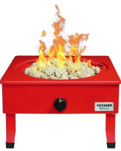 Voyager Portable Fire Pit - Red