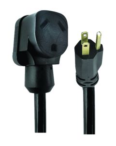 15-AMP To 30-AMP Adapter 12, 10/3 STW Black