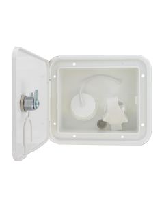 GRAVITY/PLASTIC CITY WATER INLET HATCH, WHITE