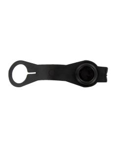 Fresh Water Inlet Cap; Water Inlet Plug and Strap; Not Lockable; Black; Plastic; With Strap; Single; With Retail Package
