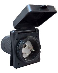 Receptacle; Mighty Cord ™; Outdoor/ Indoor Use; 50 Amp; Single Receptacle; Black; Polyester; With Dust Cover; cETL Listed
