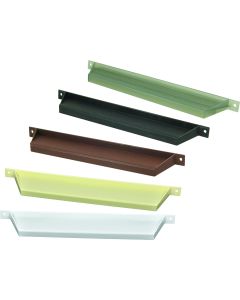 Screen Door Handle; P Series; Replacement For Phillip's/ Creation and Other Brands; Smoke; Plastic; Single; Poly Bag With Header Card
