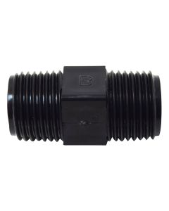 Fresh Water Hose Connector; Converts Female NPT to Male NPT; 1/2 Inch Male To Male; Plastic; Without Retail Package

