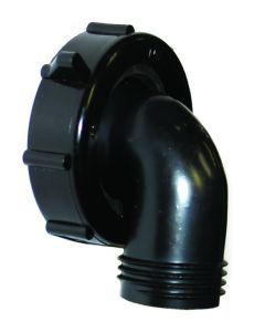 DRAIN CONNECTOR, 90 DEGREES, 1-1/2IN X 3/4IN, CARDED
