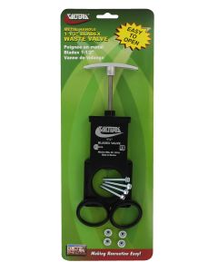 Bladex Waste Valve Body, 1-1/2, Metal Handle, Carded