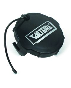WASTE VALVE CAP, 3IN BAYONET, BLACK
