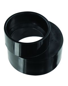 Waste Water Drain Adapter; Eccentric Tank Reducer; 3 Inch Spigot x 2 Inch Hub
