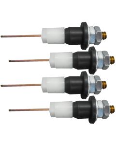 Waste Holding Tank Level Sensor; Holding Tank Level Sensor; For Use With Gray Water Tanks; Installs In The 3/8 Inch Diameter Hole For Existing Probes; Compatible With Existing Wiring and Monitors; Set of 4; With Retail Package
