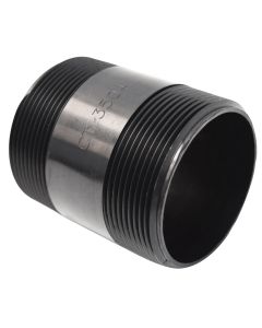 ABS Nipple, 3in X 4in, Threaded On Both Ends