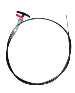 Sewer Waste Valve Cable; Replacement For Cable Actuated Waste Valves; 96 Inch Length; With Handle; Bagged
