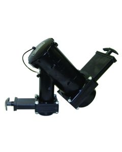 Sewer Waste Valve; Waste Valve For RV Black Water System; Double Valve; Handle Actuated; Double Wye Rotating Valve; 3 Inch Waste Valve; With 3 Inch Spigot x 1-1/2 Inch Spigot x 3 Inch Bayonet Cap; With Plastic Handles; With Cap and Strap; Without Coupler