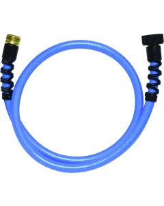 Fresh Water Hose; 1/2 Inch Diameter; 4 Feet Length; Blue; 160 Pounds Per Square Inch Working Pressure
