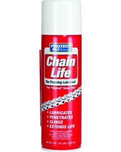 Chain Lube; Use To Lubricate/ Penetrate/ Cling And Silence Chains While Repelling The Excess Accumulation Of Dirt/ Sand/ Mud And Grass; 17 Ounce Aerosol Can; Single
