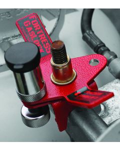 CAMPING / RV ACCESSORY - FORTRESS PROPANE TANK LOCK, 3/8IN COARSE THREAD
