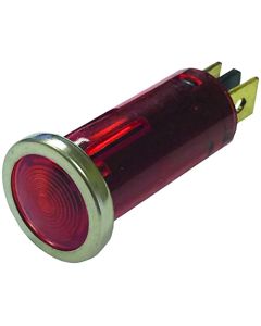 INDCTR LGT-1/2" RND-RED