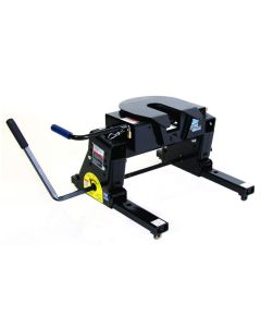 Fifth Wheel Trailer Hitch; 16K Series; With Head/ Head Support/ 15 To 18 Inch Adjustable Height Base Assembly/ Handle Kit; 16000 Pound Weight Carrying Capacity; Square Tube Slider; Dual Pivot Head; Without Mounting Rails and Brackets
