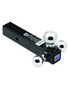 Trailer Hitch Ball Mount; Class III; Fits 2 Inch Receiver; 2000 Pound Gross Trailer Weight/ 2000 Pound Tongue Weight (For 1-7/8 Inch Ball)/ 6000 Pound Gross Trailer Weight/ 600 Pound Tongue Weight (For 2 Inch Ball)/ 10000 Pound Gross Trailer Weight/ 1000 
