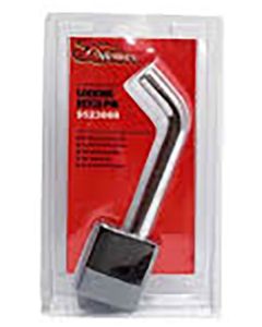 Trailer Hitch Pin; Bent Pin; 5/8 Inch Diameter; Use With Class III/ IV Receivers; Locking; With Dust Cap; Single
