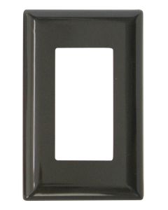 Speed Box Square Receptacle Cover - Brown