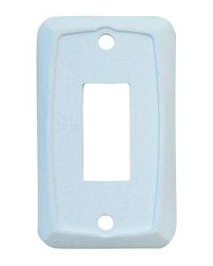 Single Standard Wall Plate - White, 3-Per Pack 