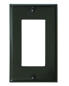 Receptacle Switch Plate Wall Cover - Brown