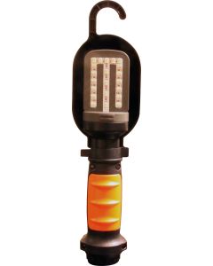 Work Light; For Camping And Fishing/ Auto Repair/ Trailers And RV's; Hand Held; 5 Watts; 450/ 250 Lumens; White LED Bulb; Battery Powered; Hook Mount; Portable And Cordless; With 4 AA Battery; Single
