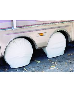 Tyre Gards Bus 40" - 42", White Vinyl
