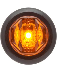 1-LED 3/4 Yellow Marker/Clearance Light Kit w/ Grommet, P2 Rated